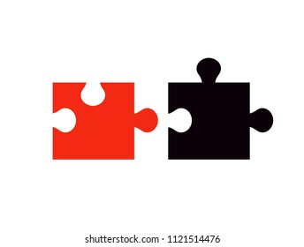 Jigsaw puzzle symbol icon vector illustration graphic design 