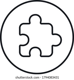  Rompecabezas o concepto de trabajo en equipo icono vectorial plano para aplicaciones y sitios web