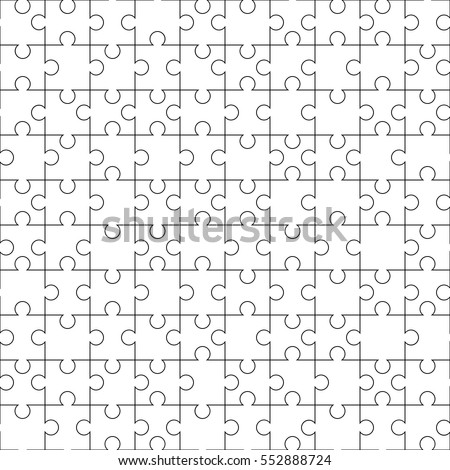 jigsaw puzzle template 10 x 10 stock vector royalty free 552888724 jig saw puzzle template