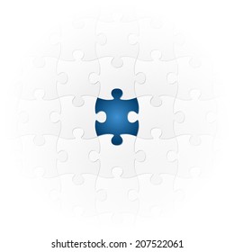 Jigsaw Puzzle - the very special part
