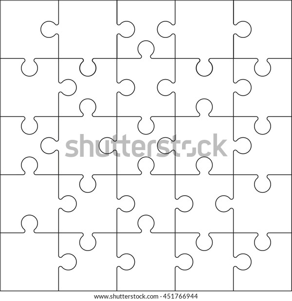 Jigsaw Section Stock Vector (Royalty Free) 451766944 | Shutterstock