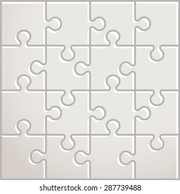 Jigsaw-Puzzle Illustration 