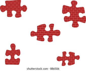 Jigsaws in form of a wall can be used for anything.