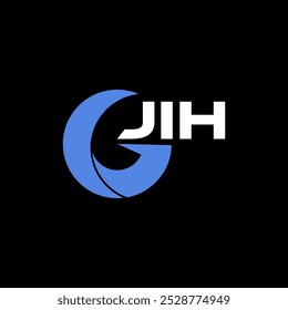 JIH initial letter logo template for business, fashion, finance, marketing, branding, company etc