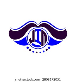 JIM letter logo creative design. JIM unique design