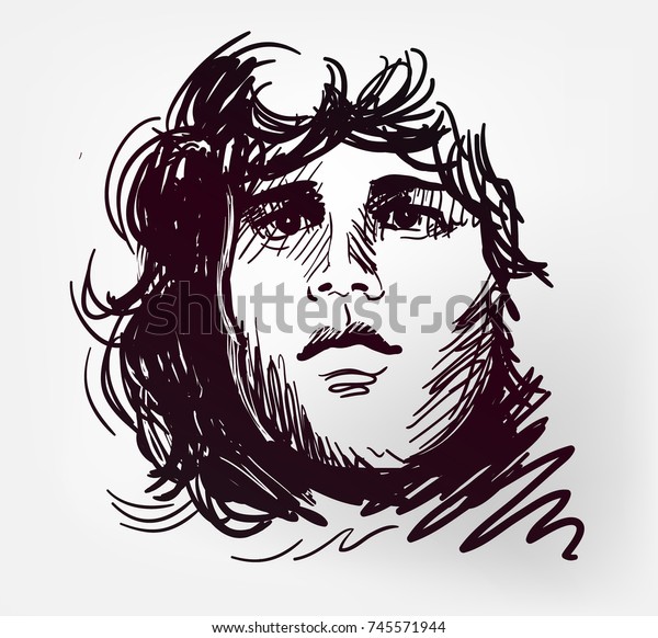 Image Vectorielle De Stock De Jim Morrison Rock Star Portrait Vector 745571944