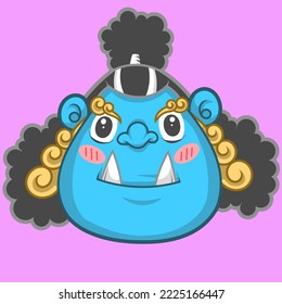 jimbei kawai chibi cute, onepiece anime. vector design and doodle art. for icon, logo, collection and others.