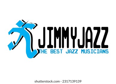 JIMMY JAZZ vector text and logo shape, logo design.