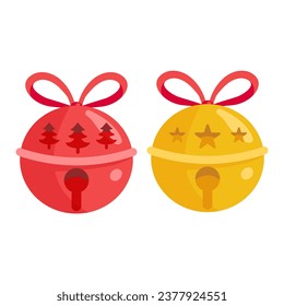 jingle bell cartoon clipart vector illustration 