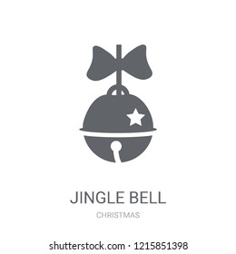 Jingle bell icon. Trendy Jingle bell logo concept on white background from Christmas collection. Suitable for use on web apps, mobile apps and print media.