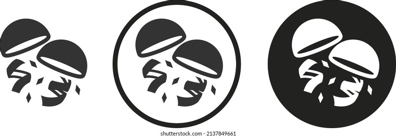 Icono de campana de jingle. conjunto de iconos web ilustración .vector