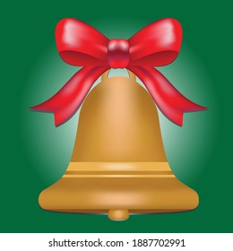 Jingle Bell with red bow