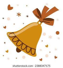 jingle bells christmas vector illustration