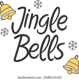 Jingle Bells Christmas Vector illustration.