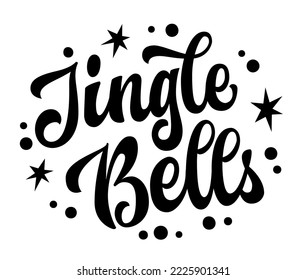 Jingle bells isolated outline Royalty Free Vector Image