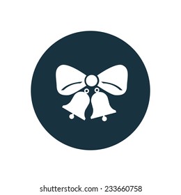 jingle bells icon on white background 