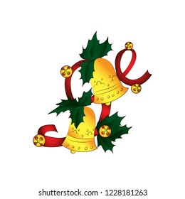 Jingle Bells. Vector color illustration