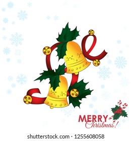 Jingle Bells. Vector color illustration