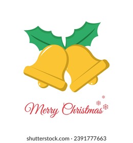 Jingle Christmas Bells vector illustration suitable for Merry Christmas card