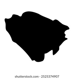 Jinja Bezirkskarte, Verwaltungsbezirk von Uganda. Vektorgrafik.