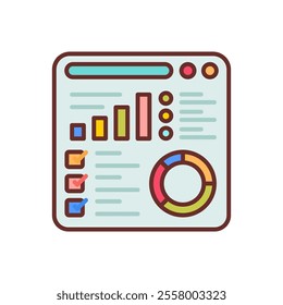 JIRA Filled Icons , Vector illustration