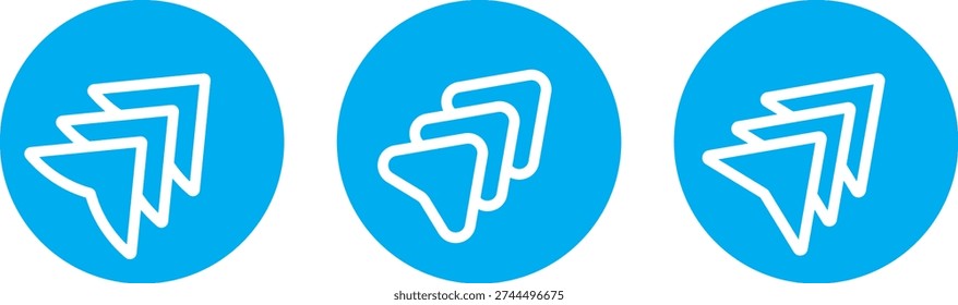 Jira icon vector illustration. Vector art of a blue square icon with the word jira in white. Jira icon Flat line symbol on transparent