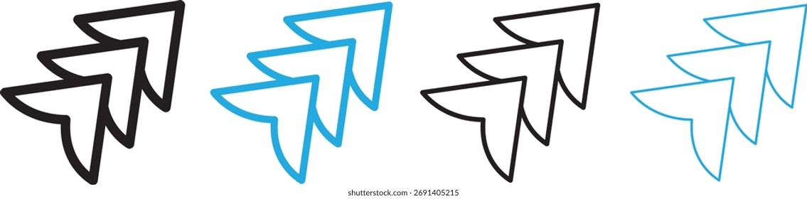 Jira icon vector illustration. Jira icon Flat line symbol on transparent background
