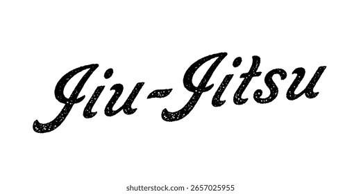Jiu Jitsu Text. Textbanner Jiu Jitsu