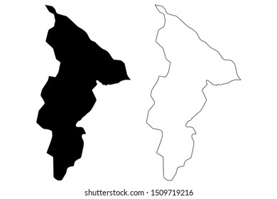 Jiwaka Province (Independent State of Papua New Guinea, PNG, Provinces of Papua New Guinea) map vector illustration, scribble sketch Jiwaka map