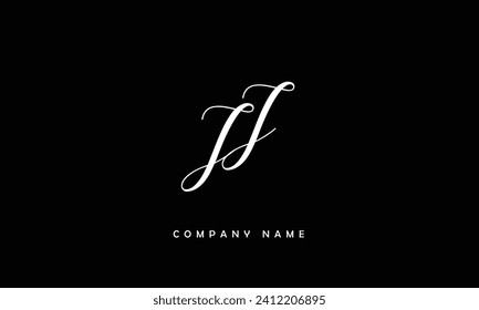 JJ Abstract Letters Logo Monogram