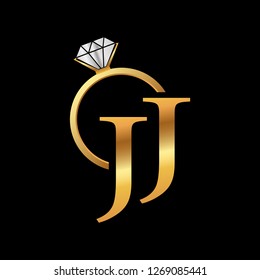 JJ Golden Ring Logo Design