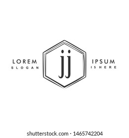 JJ Initial beauty monogram logo vector