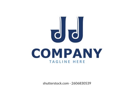 JJ initial logo design and letter logo design