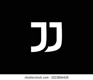 Logo-Design für JJ-Buchstaben, Vektorgrafik-Vorlage
