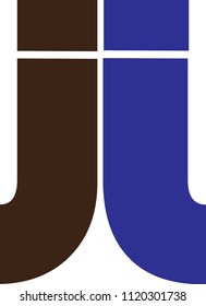jj letter logo vector
