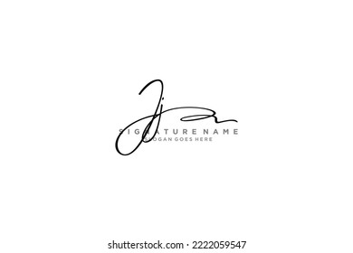 JJ Letter Signature Logo Template elegant design logo Sign Symbol template vector icon