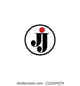 jj letter vector logo