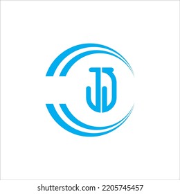logotipo vectorial de letra jj. j logotipo vectorial de letra