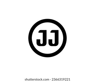 JJ Logo design vector template