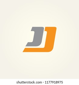 JJ logo vector, icon JJ, CJ logo vector, icon CJ, alphabet logo vector