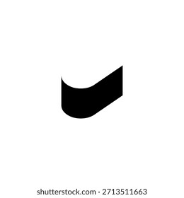 JJ Negative Space Monogram Logo – Modern Minimal Lettermark Design