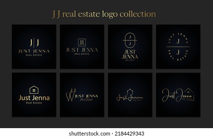 JJ Real estate logo. Realtor logo. property logo design vector template
Real estate logo design with full branding business card, stumps, email signature, and social media kit
