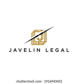 Usuarios de diseño de logotipo cuadrado de JJ