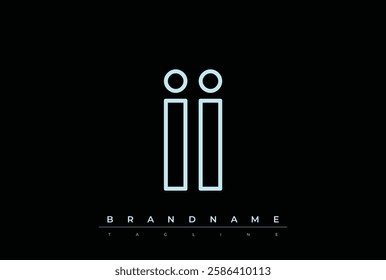 JJ Technology Letter Logo Template. This tech letter logo is a graphic mark that uses letters to represent a technology company.