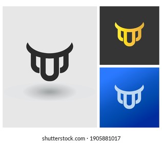 JJ, UU, TU, Logo simple design iconic vector for idea.