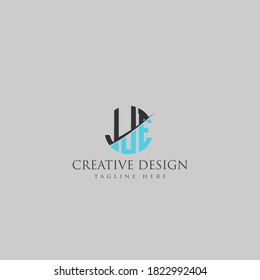 Jje Letter Logo Design Cross Monogram Stock Vector (Royalty Free ...