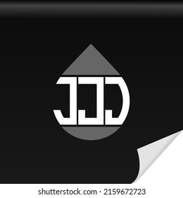 JJJ logo monogram isolated on circle element design template