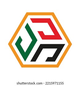 JJJ three-letter initial logo design vector template, monogram, abstract, wordmark, letter mark, business, typography, flat, minimalist, brand, initial letter logo, symbol, geometric,  isolated,