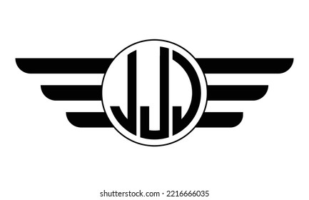 JJJ three-letter initial logo design vector template, monogram, abstract, wordmark, letter mark, business, typography, flat, minimalist, brand, initial letter logo, symbol, geometric,  isolated,