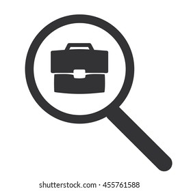 JJob search Icon Vector
